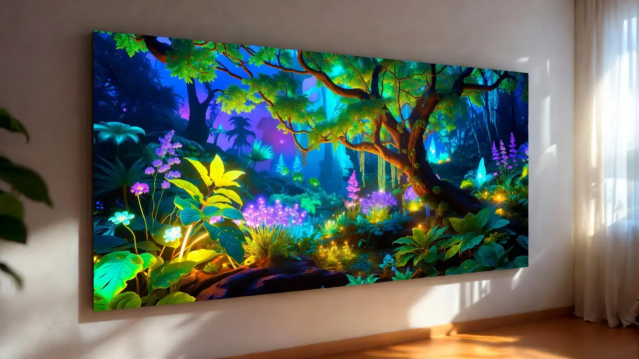 Livingroom Glow Wall Art