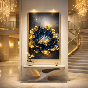 Celestial Bloom Luxury Wall Art