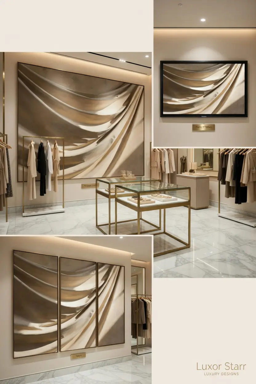 The Atelier Wall (Elegant Boutique & Retail Wall Art