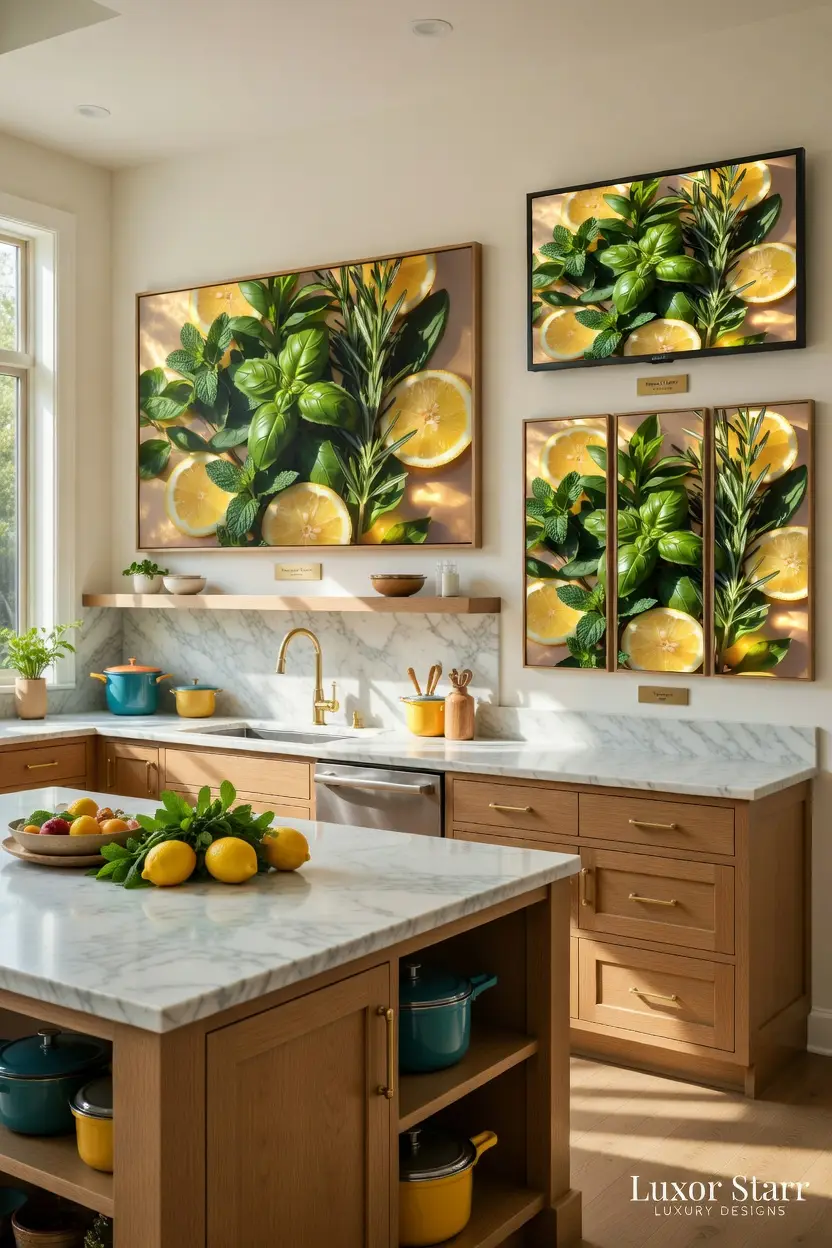 The Kitchen Hearth (Fresh & Vibrant Kitchen Wall Art)